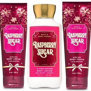 3 FULL sz RASPBERRY SUGAR  NEW